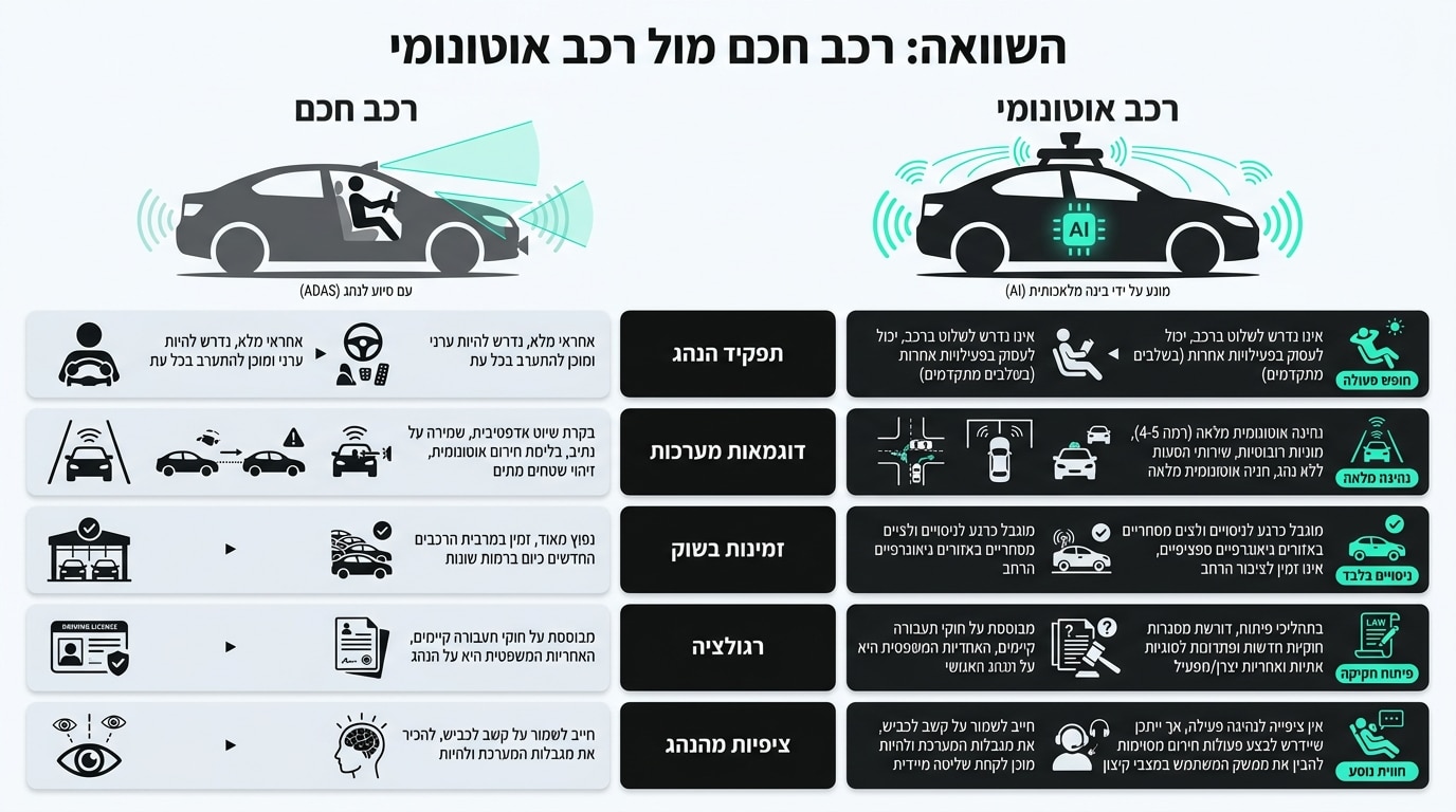 Guide to choosing a car with smart systems showing various technology features and driver assistance capabilities