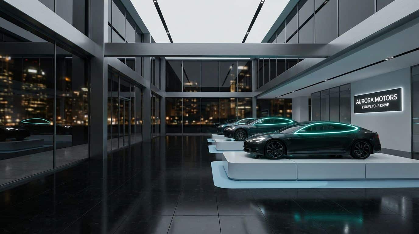 Customer checking interior features during a Lynk and Co showroom visit in Israel