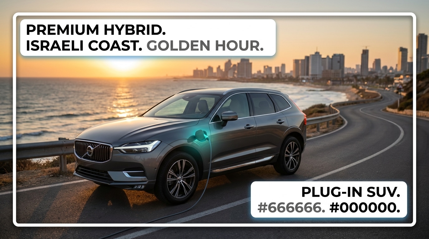 Comparison of hybrid, plug-in hybrid and fully electric vehicles suited for Israeli drivers